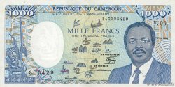 1000 Francs CAMEROUN  1989 P.26a SUP