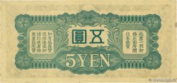 5 Yen CHINA  1940 P.M18a AU