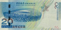 20 Dollars HONG KONG  2008 P.340a UNC