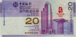20 Patacas MACAU  2008 P.107a UNC