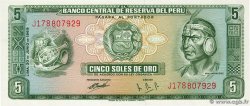 5 Soles de Oro PERU  1969 P.099a
