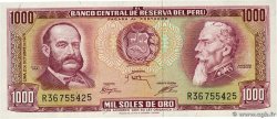 1000 Soles de Oro PERU  1975 P.111