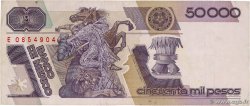 50000 Pesos MEXICO  1990 P.093b VF