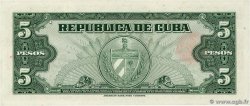 5 Pesos CUBA  1960 P.092a NEUF