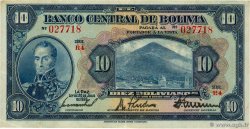 10 Bolivianos BOLIVIA  1928 P.121a q.SPL