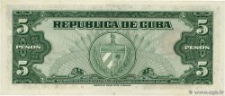 5 Pesos CUBA  1960 P.092a NEUF