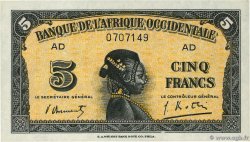5 Francs AFRIQUE OCCIDENTALE FRANÇAISE (1895-1958)  1942 P.28b