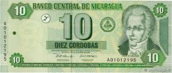 10 Cordobas NICARAGUA  2002 P.191