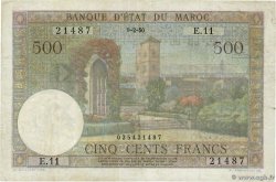 500 Francs MAROC  1950 P.46
