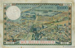 10000 Francs MOROCCO  1955 P.50a