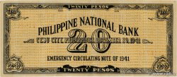20 Pesos PHILIPPINES  1941 PS.218 TTB+