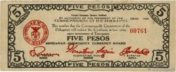5 Pesos PHILIPPINES  1944 PS.526a TTB
