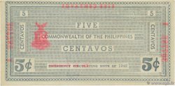 5 Centavos PHILIPPINES  1942 PS.641 NEUF