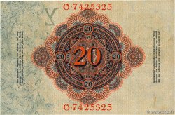 20 Mark ALLEMAGNE  1914 P.046b SUP