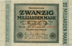 20 Milliards Mark ALLEMAGNE  1923 P.118a SUP