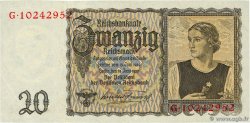 20 Reichsmark ALLEMAGNE  1939 P.185 TTB