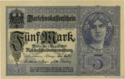 5 Mark GERMANY  1917 P.056a