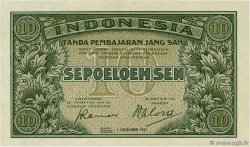 10 Sen INDONESIA  1947 P.031