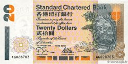 20 Dollars HONG KONG  1995 P.285b pr.NEUF