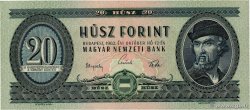 20 Forint HONGRIE  1962 P.169c NEUF