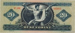 20 Forint HONGRIE  1962 P.169c NEUF