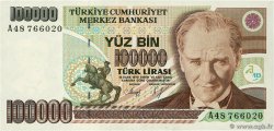 100000 Lira TURQUIE  1991 P.205a SPL
