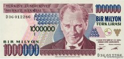 1000000 Lira TÜRKEI  1995 P.209a