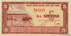 5 Dong SOUTH VIETNAM  1955 P.13a AU