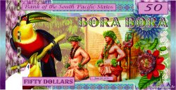 50 Dollars FRENCH PACIFIC TERRITORIES  2016  UNC