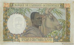 25 Francs AFRIQUE OCCIDENTALE FRANÇAISE (1895-1958)  1953 P.38 TTB