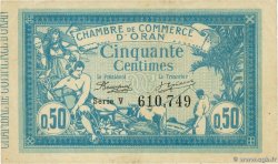 50 Centimes ALGERIA Oran 1915 JP.141.04