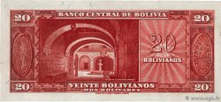 20 Bolivianos BOLIVIA  1945 P.140a XF+