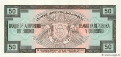 50 Francs BURUNDI  1989 P.28c FDC