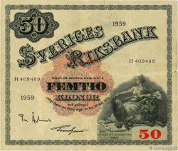 50 Kronor SUÈDE  1959 P.47a
