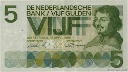 5 Gulden NETHERLANDS  1966 P.090a