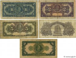 1,2,5 20 et 100 Pesos Oro Lot COLOMBIE  1960 P.386c, P.390c P.401c, P.403b B