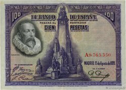 100 Pesetas ESPAGNE  1928 P.076