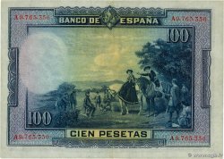 100 Pesetas ESPAÑA  1928 P.076 EBC