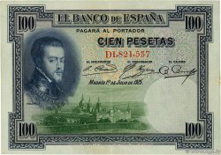 100 Pesetas ESPAÑA  1925 P.069a