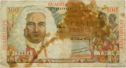 100 Francs La Bourdonnais GUADELOUPE  1946 P.35