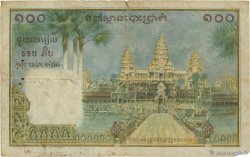 100 Piastres - 100 Riels FRENCH INDOCHINA  1954 P.097 F-