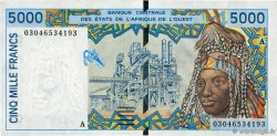5000 Francs WEST AFRICAN STATES  2003 P.113Am
