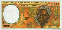 2000 Francs STATI DI L  AFRICA CENTRALE  2000 P.103Cg