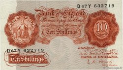 10 Shillings INGHILTERRA  1955 P.368c