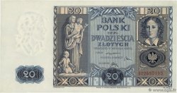 20 Zlotych POLEN  1936 P.077