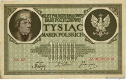 1000 Marek POLOGNE  1919 P.022d