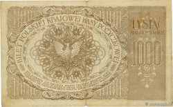1000 Marek POLOGNE  1919 P.022d TB