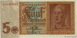 5 Reichsmark GERMANY  1942 P.186