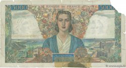 5000 Francs EMPIRE FRANÇAIS FRANCIA  1945 F.47.13 q.B