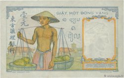 1 Piastre FRENCH INDOCHINA  1949 P.054e AU+